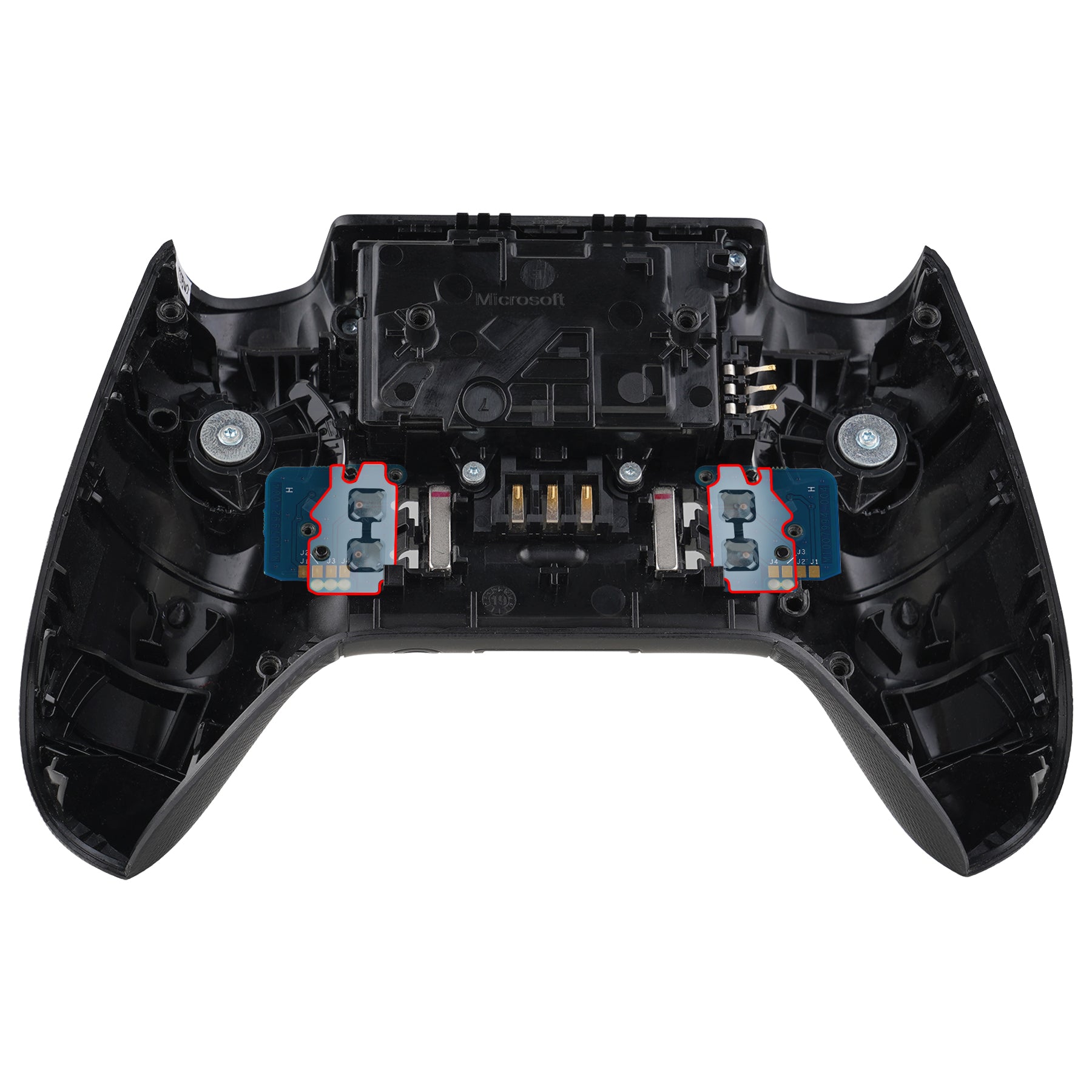 eXtremeRate Retail Back Paddle Enhancement Metal Pad Kits for Xbox Elite Series 2, Elite Series 2 Core Controller (Model 1797) - Increase Back Paddles Pressure- Back Paddles NOT Included - X1MD003