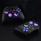 eXtremeRate Retail Multi-Colors Luminated Dpad Thumbsticks Start Back Sync ABXY Buttons for Xbox Series X/S Controller, Chameleon Purple Blue Buttons DTF LED Kit for Xbox Core Controller - X3LED04