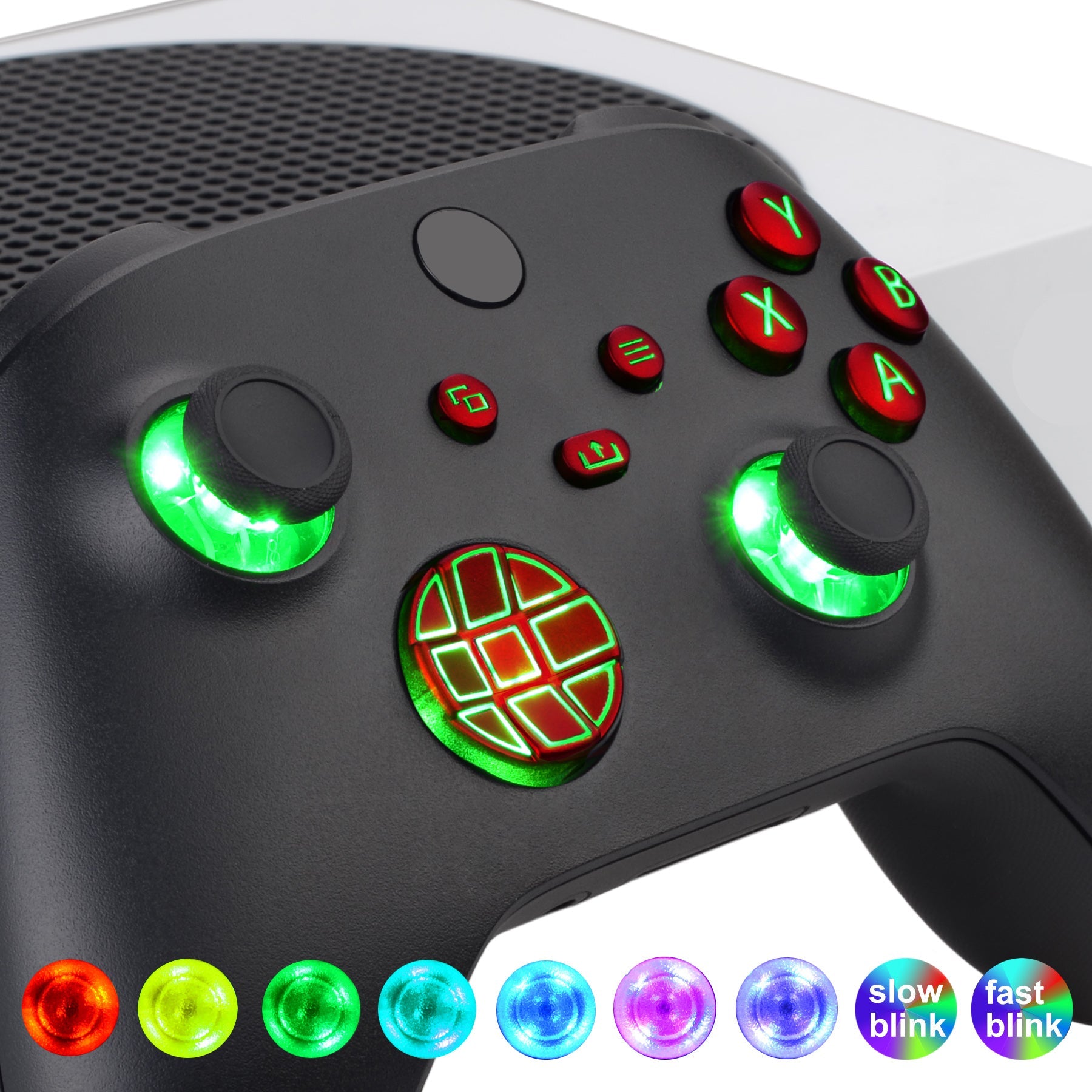 Multi-Colors Luminated DTF LED Kit for Xbox Series X/S Controller ...