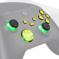 eXtremeRate Retail Multi-Colors Luminated Dpad Thumbsticks Start Back Sync ABXY Buttons for Xbox Series X/S Controller, Chrome Gold Buttons DTF LED Kit for Xbox Core Controller - X3LED07