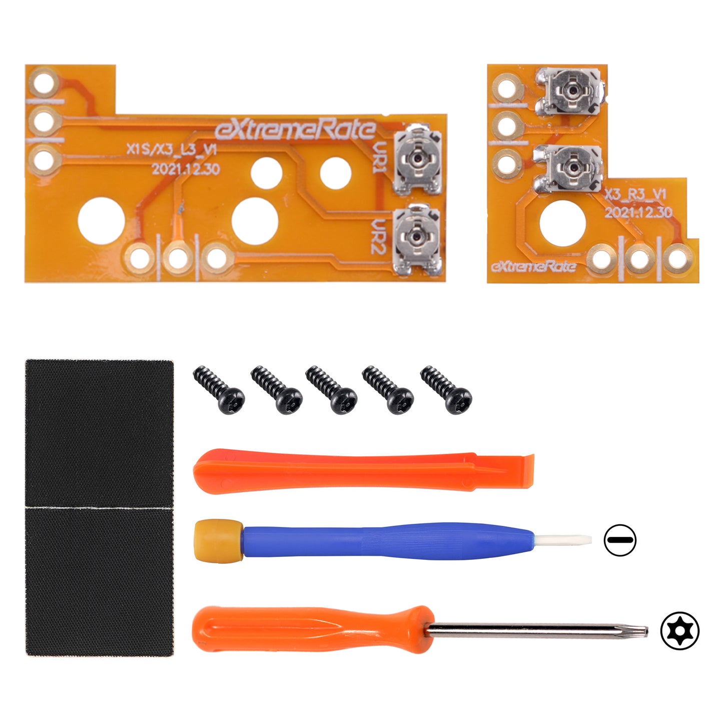 eXtremeRate Retail Drifix Thumbsticks Drift Fix Repair Kit for Xbox Series X & S Controller (Model 1914), Custom Analog Stick Joystick Regulator Circuit Board for Xbox Core Controller - X3MD002