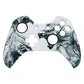eXtremeRate Retail Soft Touch Grip Wolf Soul Front Housing Shell Faceplate for Xbox One Elite Controller Model 1698 with Thumbstick Accent Rings - XOET014