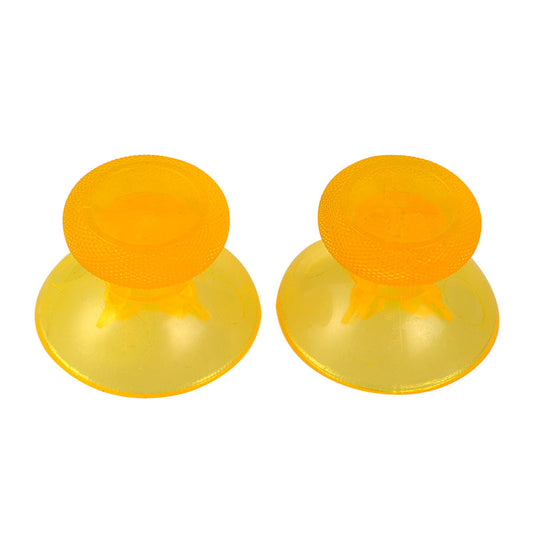 eXtremeRate Retail Clear Yellow Custom Thumbsticks Joysticks Part For Xbox one Controller - XOJ0117