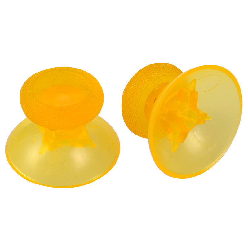 eXtremeRate Retail Clear Yellow Custom Thumbsticks Joysticks Part For Xbox one Controller - XOJ0117