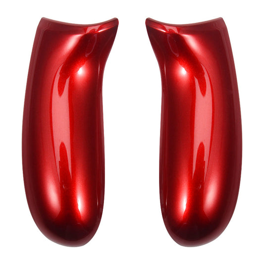 eXtremeRate Retail Polished Gloss Red Housing Panel Side Rails Handles Repair for Xbox One Controller - XOJ1103