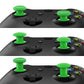 eXtremeRate Retail ThumbsGear Interchangeable Ergonomic Thumbstick for Xbox Series X & S/Xbox One/Xbox One Elite/Xbox One S & X Controller with 3 Height Domed and Concave Grips Adjustable Joystick - Green - XOJ2113