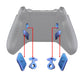 eXtremeRate Retail Chameleon Purple Blue Glossy Replacement Redesigned Back Buttons HK3 HK4 Trigger lock K1 K2 Paddles for eXtremeRate Xbox One S X Controller LOFTY Remap & Trigger Stop Kit - XOMD0034