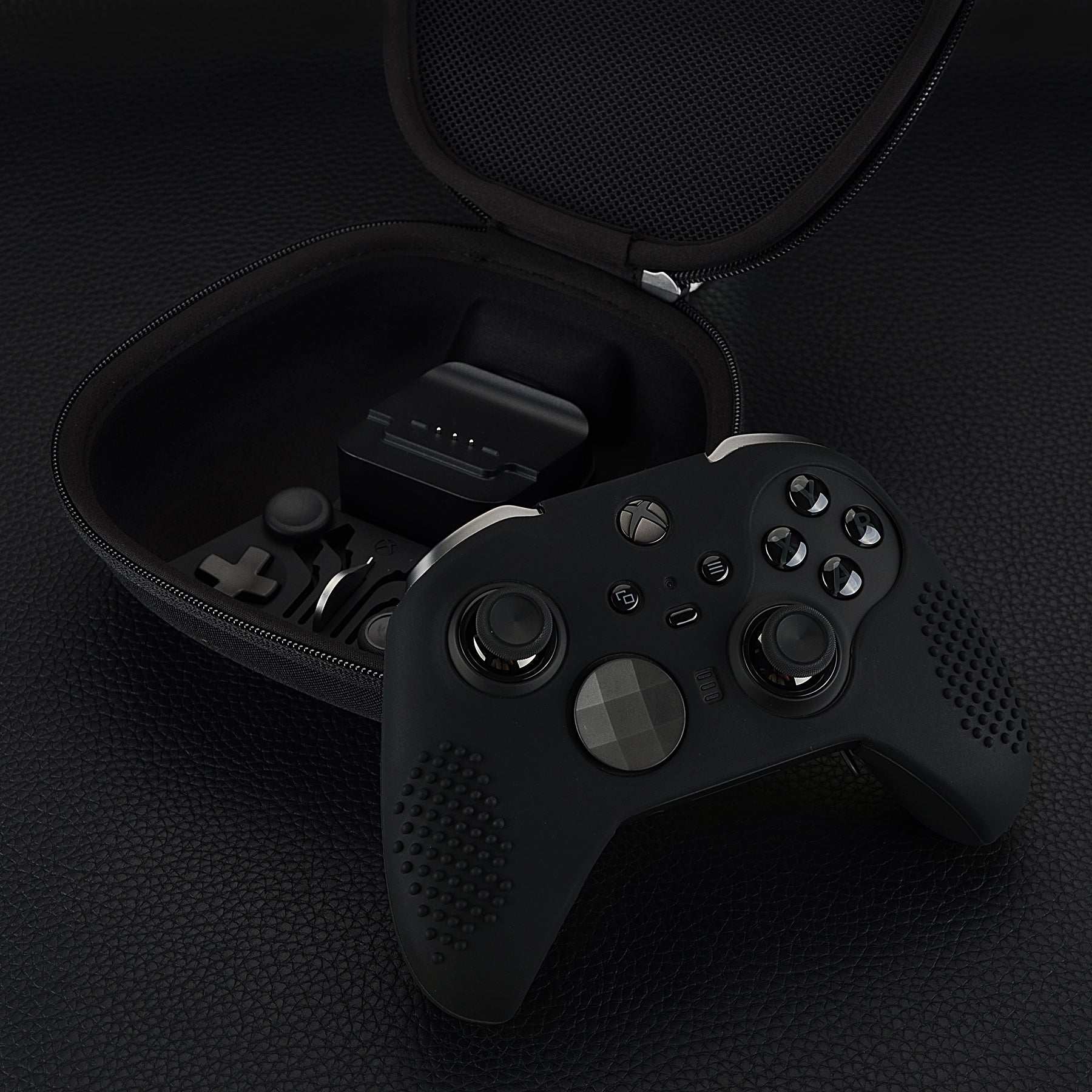 Black Soft Anti-Slip Silicone Cover Skins, Controller Protective