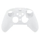 eXtremeRate Retail Semi-Transparent Clear Soft Anti-Slip Silicone Cover Skins, Controller Protective Case for New Xbox One Elite Series 2 with Thumb Grips Analog Caps -XBOWP0046GC