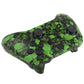 eXtremeRate Retail Green Skull Patterned Full Shell with Buttons Custom Kits for Xbox One Controller - XOS033
