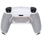 eXtremeRate Retail White Real Metal Buttons (RMB) Version RISE 2.0 Remap Kit with White Rubberized Grip Back Shell & Upgraded Remappable Back Buttons Attachment for PS5 Controller BDM-010 & BDM-020 - XPFJ7006