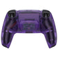eXtremeRate Retail Clear Atomic Purple Back Paddles Remappable Rise Remap Kit with Upgrade Board & Redesigned Back Shell & Back Buttons Attachment for ps5 Controller BDM-010 & BDM-020 - XPFM5002G2