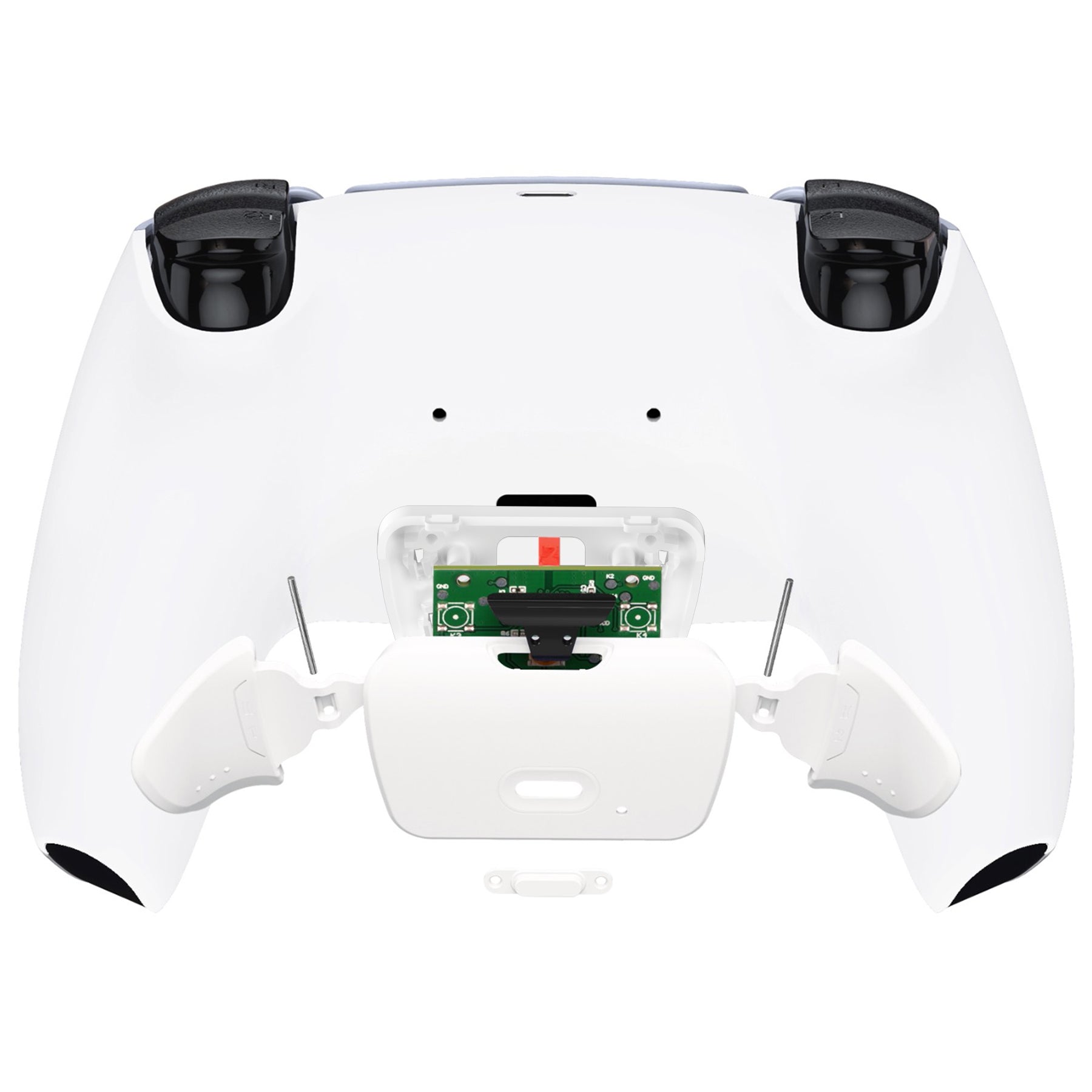 eXtremeRate White Back Paddles Remappable Rise Remap Kit for PS5 Controller  BDM-030 & BDM-040, Upgrade Board & Redesigned Back Shell & Back Buttons  Attachment for PS5 Controller - Controller NOT Included –