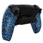 eXtremeRate Retail Textured Blue Back Paddles Remappable Rise Remap Kit with Upgrade Board & Redesigned Back Shell & Back Buttons Attachment for ps5 Controller BDM-010 & BDM-020 - XPFP3043G2