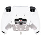 eXtremeRate Retail White Remappable Real Metal Buttons (RMB) Version RISE4 Remap Kit for PS5 Controller BDM 010 & BDM 020, Upgrade Board & Redesigned Back Shell & 4 Back Buttons for PS5 Controller - YPFJ7008