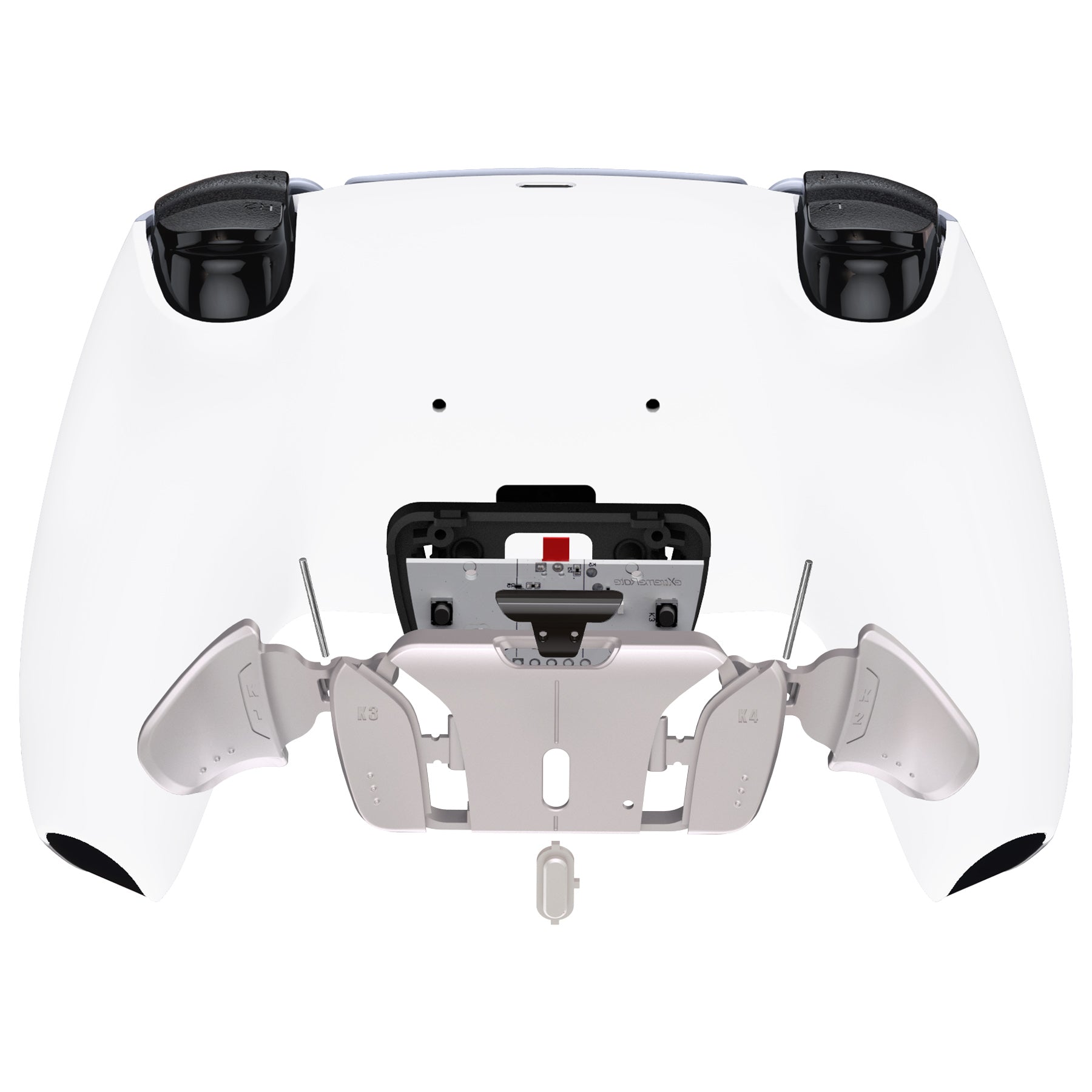 eXtremeRate White Remappable Real Metal Buttons (RMB) Version RISE4 Remap  Kit for PS5 Controller BDM 010 & BDM 020, Upgrade Board & Redesigned Back  Shell & 4 Back Buttons for PS5 Controller – eXtremeRate Retail