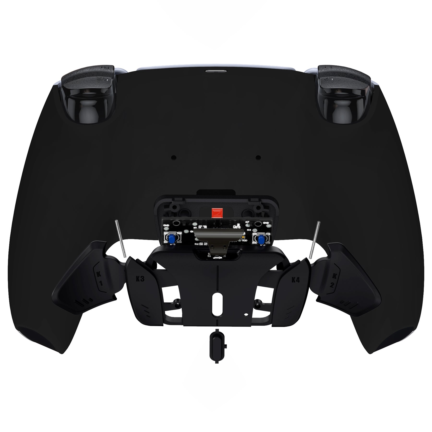 eXtremeRate Retail Black Remappable RISE4 Remap Kit for PS5 Controller BDM-030, Upgrade Board & Redesigned Back Shell & 4 Back Buttons for PS5 Controller - Controller NOT Included - YPFP3001G3