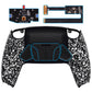 eXtremeRate Retail Textured White Remappable RISE 4.0 Remap Kit for ps5 Controller BDM 010 & BDM 020, Upgrade Board & Redesigned Back Shell & 4 Back Buttons for ps5 Controller - Controller NOT Included - YPFP3003