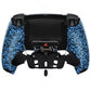 eXtremeRate Retail Textured Blue Remappable RISE 4.0 Remap Kit for ps5 Controller BDM 010 & BDM 020, Upgrade Board & Redesigned Back Shell & 4 Back Buttons for ps5 Controller - Controller NOT Included - YPFP3005