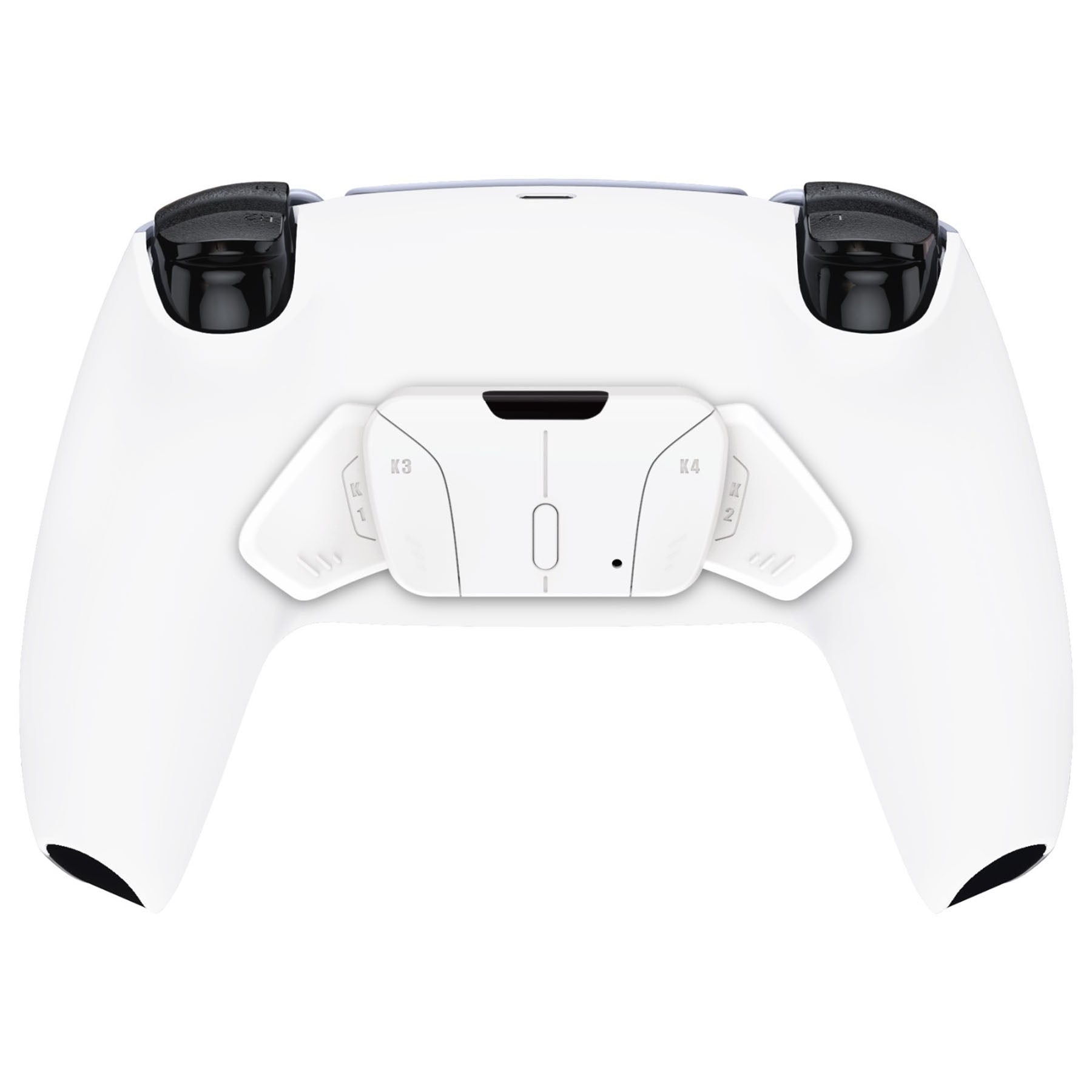 eXtremeRate Retail White Remappable RISE4 Remap Kit for PS5 Controller BDM-030, Upgrade Board & Redesigned Back Shell & 4 Back Buttons for PS5 Controller - Controller NOT Included - YPFP3006G3