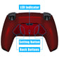 eXtremeRate Retail Scarlet Red Remappable RISE 4.0 Remap Kit for ps5 Controller BDM 010 & BDM 020, Upgrade Board & Redesigned Back Shell & 4 Back Buttons for ps5 Controller - Controller NOT Included - YPFP3007