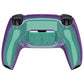 eXtremeRate Retail Chameleon Green Purple Remappable RISE 4.0 Remap Kit for ps5 Controller BDM 010 & BDM 020, Upgrade Board & Redesigned Back Shell & 4 Back Buttons for ps5 Controller - Controller NOT Included - YPFP3009