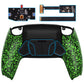 eXtremeRate Retail Textured Green Remappable RISE 4.0 Remap Kit for ps5 Controller BDM 010 & BDM 020, Upgrade Board & Redesigned Back Shell & 4 Back Buttons for ps5 Controller - Controller NOT Included - YPFP3010