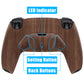 eXtremeRate Retail Wood Grain Pattern Remappable RISE 4.0 Remap Kit for PS5 Controller BDM 010 & BDM 020, Upgrade Board & Redesigned Back Shell & 4 Back Buttons for PS5 Controller - Controller NOT Included - YPFS2001