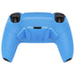 eXtremeRate Retail Starlight Blue Rubberized Grip Remappable RISE4 Remap Kit for PS5 Controller BDM-030, Upgrade Board & Redesigned Starlight Blue Back Shell & 4 Back Buttons for PS5 Controller - Controller NOT Included - YPFU6006G3