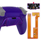 eXtremeRate Retail Galactic Purple Rubberized Grip Remappable RISE4 Remap Kit for PS5 Controller BDM-030, Upgrade Board & Redesigned Galactic Purple Back Shell & 4 Back Buttons for PS5 Controller - Controller NOT Included - YPFU6007G3