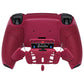 eXtremeRate Retail Cosmic Red Rubberized Grip Remappable RISE4 Remap Kit for PS5 Controller BDM-030, Upgrade Board & Redesigned Cosmic Red Back Shell & 4 Back Buttons for PS5 Controller - Controller NOT Included - YPFU6008G3