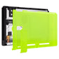 eXtremeRate Retail Clear Lime Green Console Back Plate DIY Replacement Housing Shell Case for NS Switch Console with Kickstand - JoyCon Shell NOT Included - ZM511