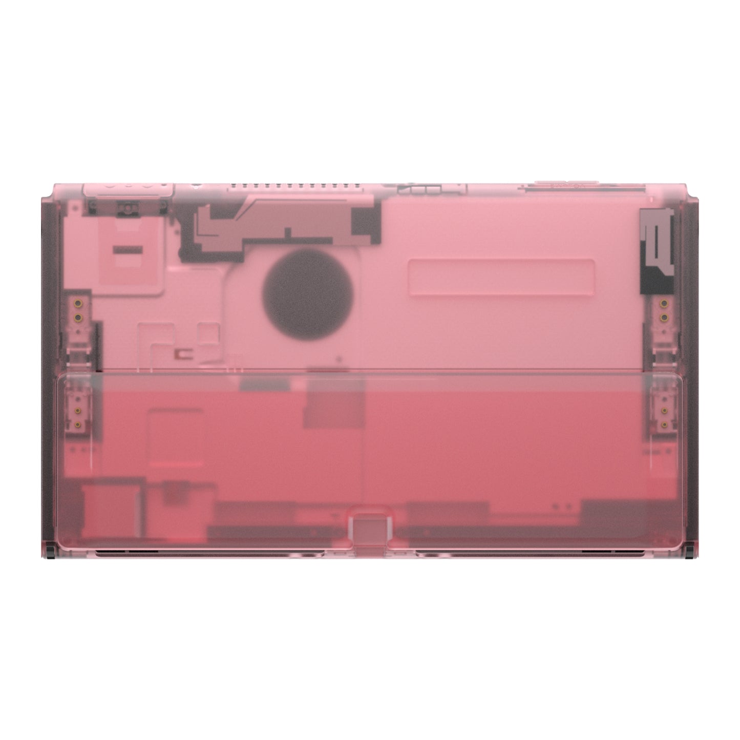 eXtremeRate Retail Cherry Pink Console Back Plate DIY Replacement Housing Shell Case with Kickstand for Nintendo Switch OLED – Console and Joycon NOT Included - ZNSOM5004