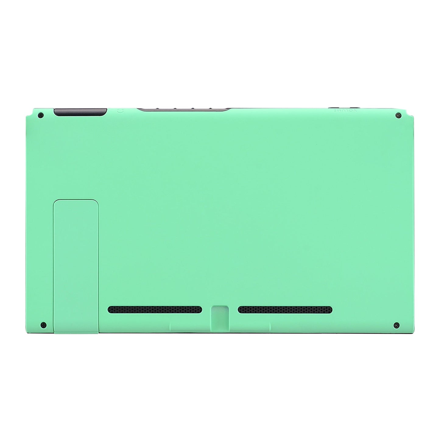 eXtremeRate Retail Soft Touch Grip Mint Green Console Back Plate DIY Replacement Housing Shell Case for Nintendo Switch Console with Kickstand - JoyCon Shell NOT Included - ZP308