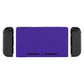 eXtremeRate Retail Soft Touch Grip Purple Console Back Plate DIY Replacement Housing Shell Case for NS Switch Console with Kickstand - JoyCon Shell NOT Included - ZP315