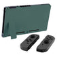 eXtremeRate Retail Soft Touch Grip Pine Green Console Back Plate DIY Replacement Housing Shell Case for NS Switch Console with Kickstand - JoyCon Shell NOT Included - ZP321