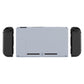 eXtremeRate Retail Soft Touch Grip New Hope Gray Console Back Plate DIY Replacement Housing Shell Case for NS Switch Console with Kickstand - JoyCon Shell NOT Included - ZP322