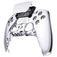 eXtremeRate Retail Chrome Silver Touchpad Front Housing Shell Compatible with ps5 Controller BDM-010 BDM-020 BDM-030, DIY Replacement Shell Custom Touch Pad Cover Compatible with ps5 Controller - ZPFD4002G3