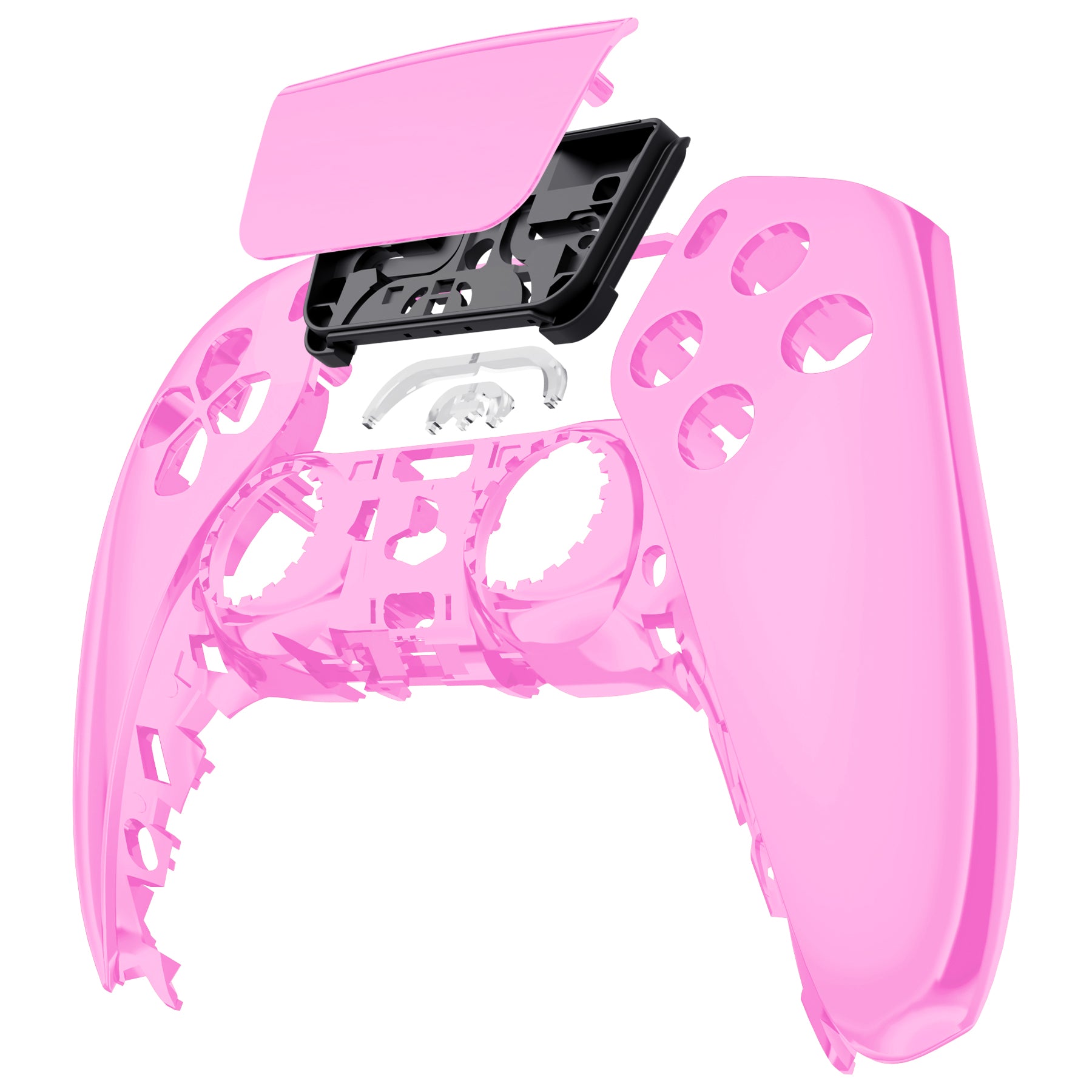 eXtremeRate Replacement Front Housing Shell with Touchpad Compatible with  PS5 Controller BDM-010/020/030/040 - Chrome Pink