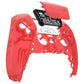 eXtremeRate Retail Clear Red Touchpad Front Housing Shell Compatible with ps5 Controller BDM-010 BDM-020 BDM-030, DIY Replacement Shell Custom Touch Pad Cover Compatible with ps5 Controller - ZPFM5002G3