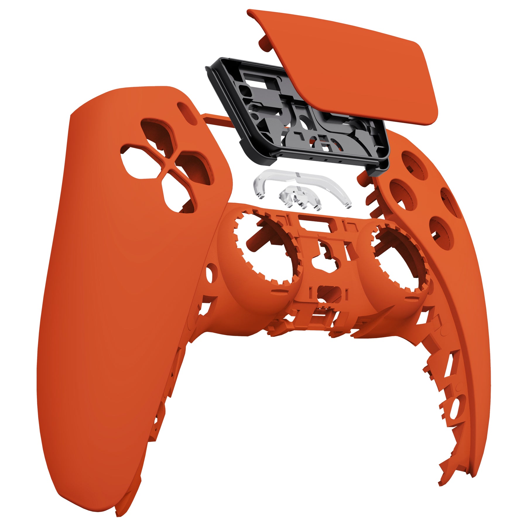 eXtremeRate Orange Soft Touch Touchpad Front Housing Shell 