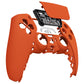eXtremeRate Retail Orange Touchpad Front Housing Shell Compatible with ps5 Controller BDM-010 BDM-020 BDM-030, DIY Replacement Shell Custom Touch Pad Cover Compatible with ps5 Controller - ZPFP3004G3
