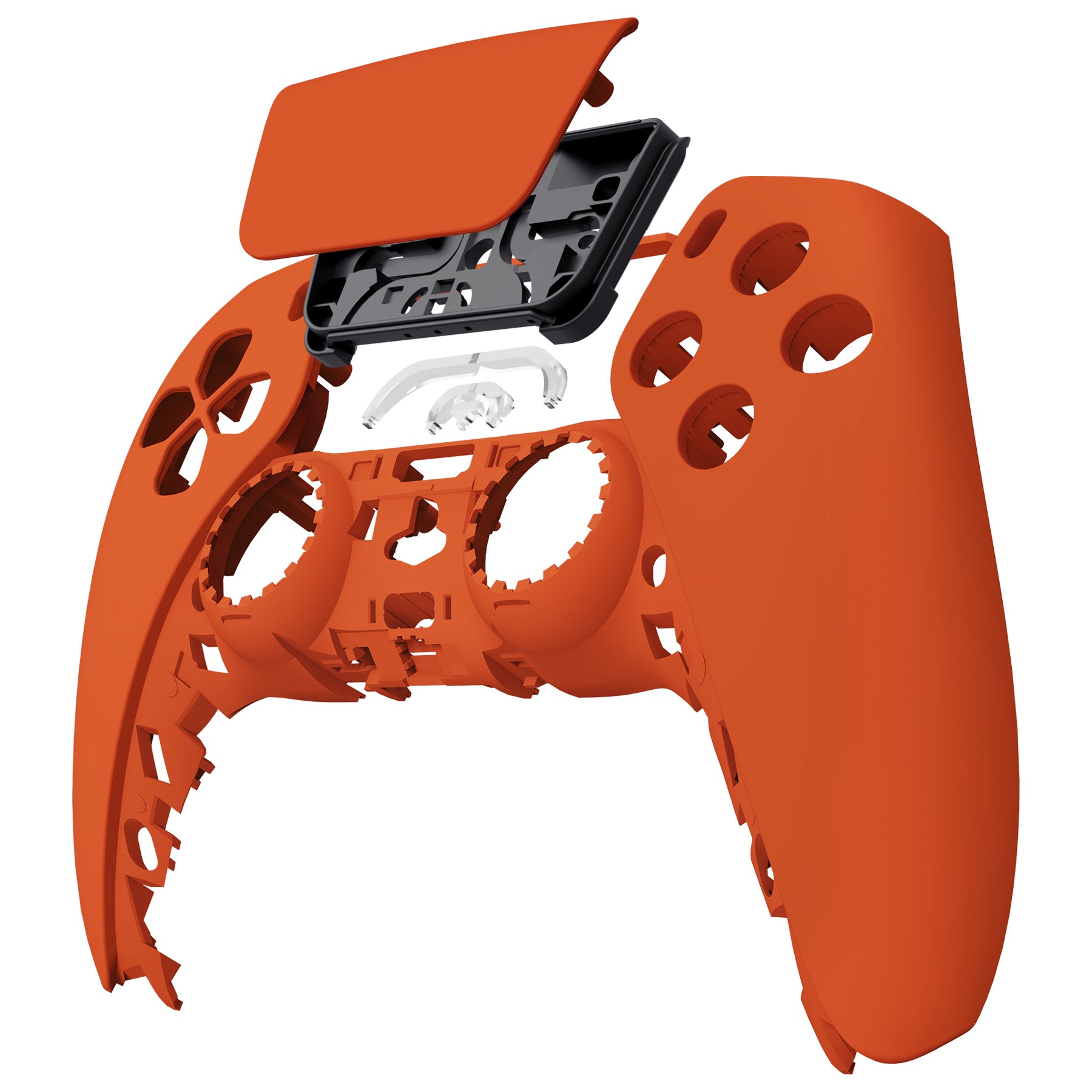 eXtremeRate Orange Soft Touch Touchpad Front Housing Shell