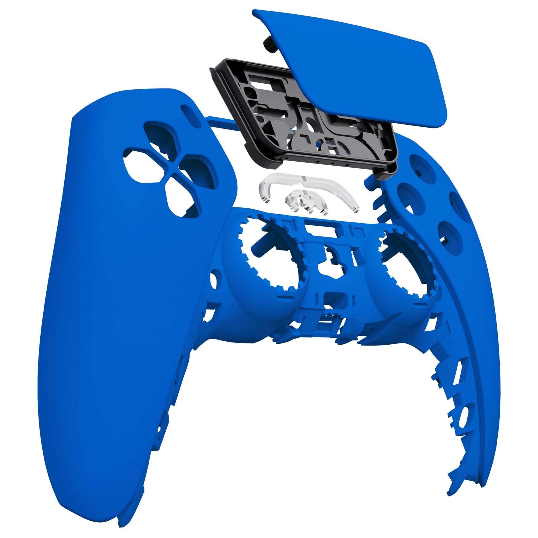 eXtremeRate Retail Blue Touchpad Front Housing Shell Compatible with ps5 Controller BDM-010 BDM-020 BDM-030, DIY Replacement Shell Custom Touch Pad Cover Compatible with ps5 Controller - ZPFP3005G3