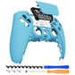 eXtremeRate Retail Heaven Blue Touchpad Front Housing Shell Compatible with ps5 Controller BDM-010 BDM-020 BDM-030, DIY Replacement Shell Custom Touch Pad Cover Compatible with ps5 Controller - ZPFP3011G3
