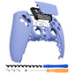 eXtremeRate Retail Light Violet Touchpad Front Housing Shell Compatible with ps5 Controller BDM-010 BDM-020 BDM-030, DIY Replacement Shell Custom Touch Pad Cover Compatible with ps5 Controller - ZPFP3015G3