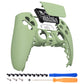 eXtremeRate Retail Matcha Green Touchpad Front Housing Shell Compatible with ps5 Controller BDM-010 BDM-020 BDM-030, DIY Replacement Shell Custom Touch Pad Cover Compatible with ps5 Controller - ZPFP3017G3