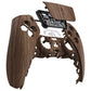 eXtremeRate Retail Wood Grain Touchpad Front Housing Shell Compatible with ps5 Controller BDM-010 BDM-020 BDM-030, DIY Replacement Shell Custom Touch Pad Cover Compatible with ps5 Controller - ZPFS2001G3