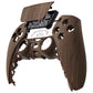 eXtremeRate Retail Wood Grain Touchpad Front Housing Shell Compatible with ps5 Controller BDM-010 BDM-020 BDM-030, DIY Replacement Shell Custom Touch Pad Cover Compatible with ps5 Controller - ZPFS2001G3