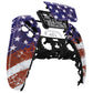 eXtremeRate Retail Impression US Flag Touchpad Front Housing Shell Compatible with ps5 Controller BDM-010 BDM-020 BDM-030, DIY Replacement Shell Custom Touch Pad Cover Compatible with ps5 Controller - ZPFT1055G3